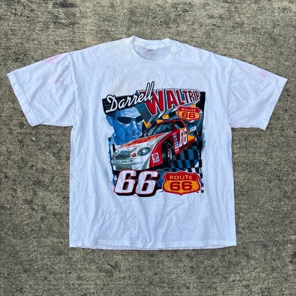 Darrell Waltrip Nascar Racing Graphic Tee Shirt - Picture 1 of 6
